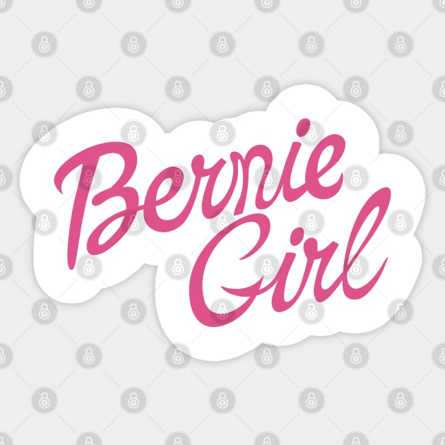 Bernie Girl pink Sticker by Femerithian